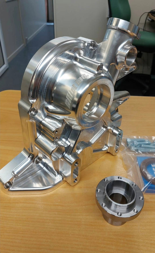 Billet Inc Rotary Front Cover with bearing support