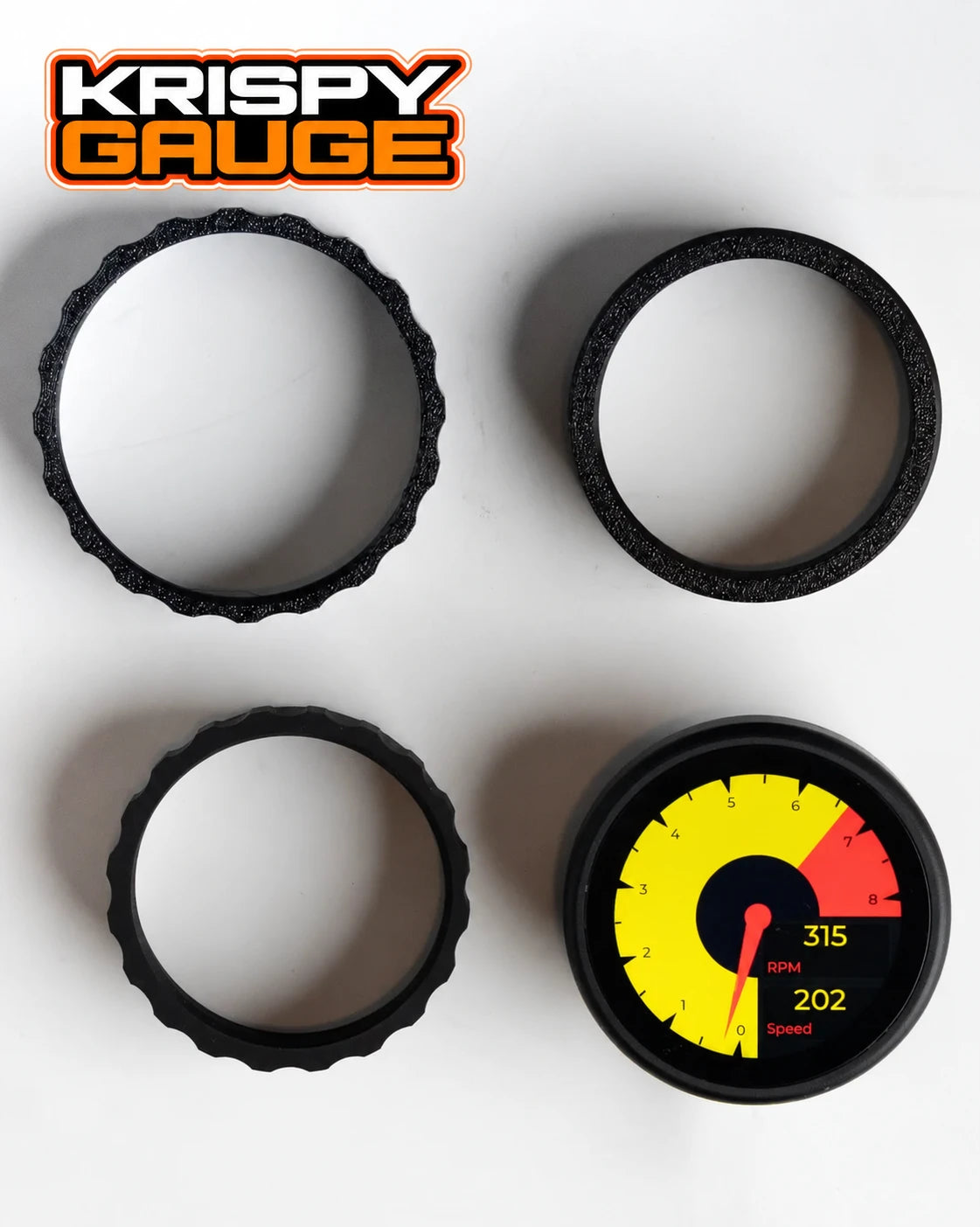 KRISPY Gauge product photo — KRISPY GAUGE logo