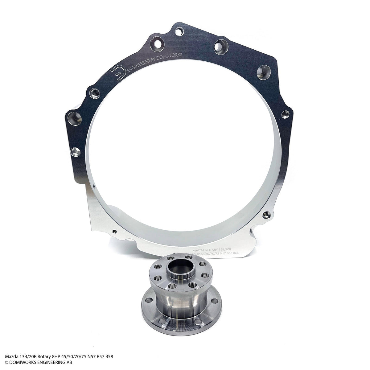 DomiWorks Mazda 13B/20B rotary to ZF 8HP adapter kit