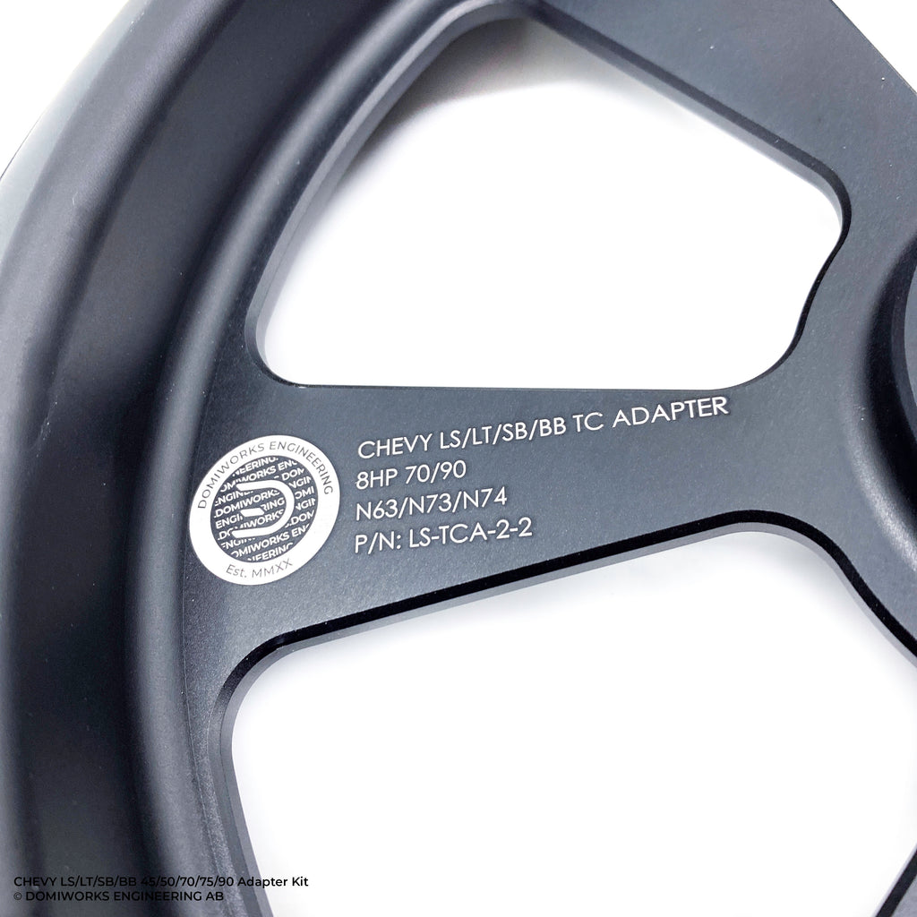 DomiWorks Chevrolet LS to ZF 8HP adapter kit – product view 6
