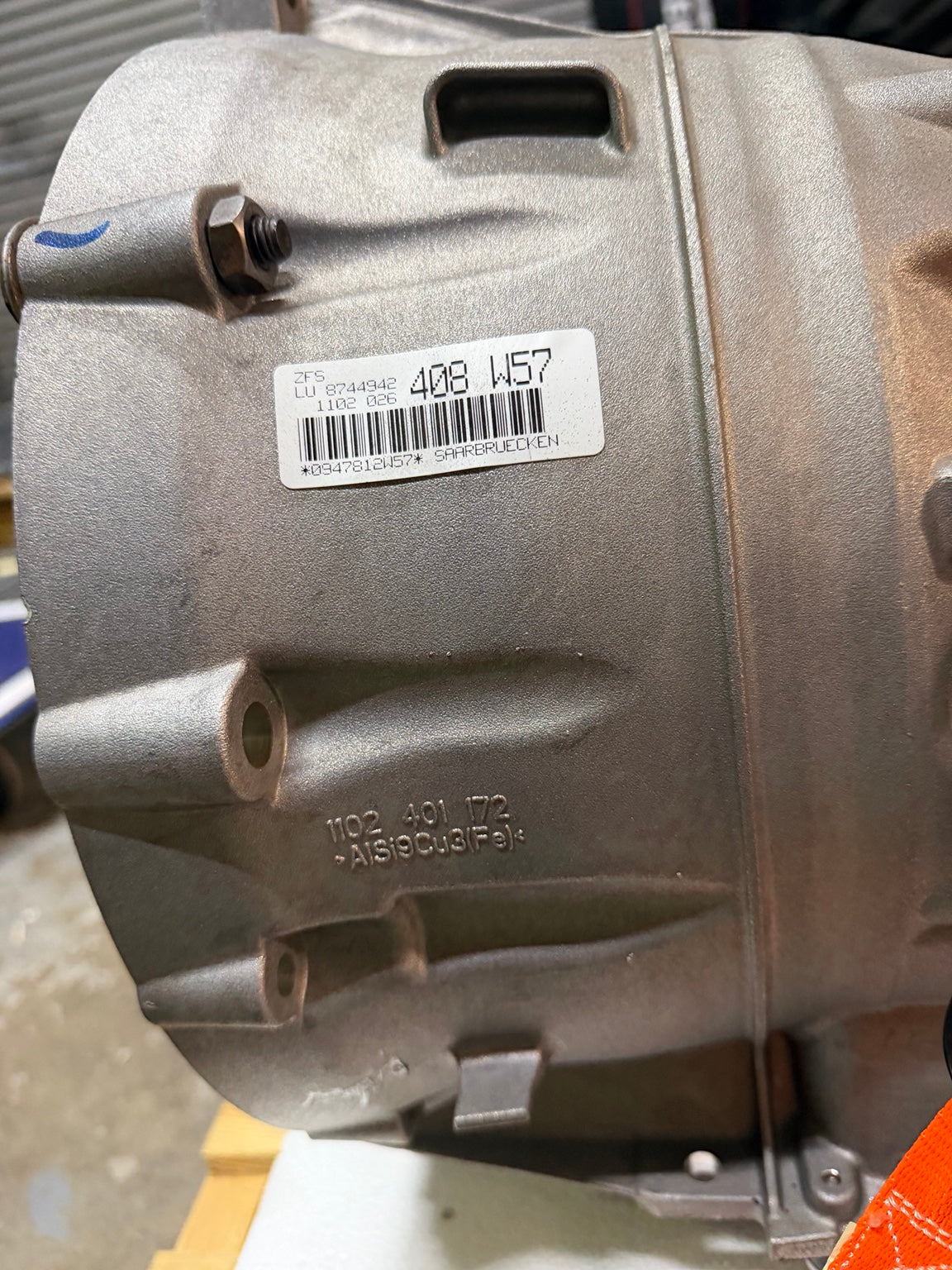 ZF 8HP75 Gen 2 N57 transmission detail