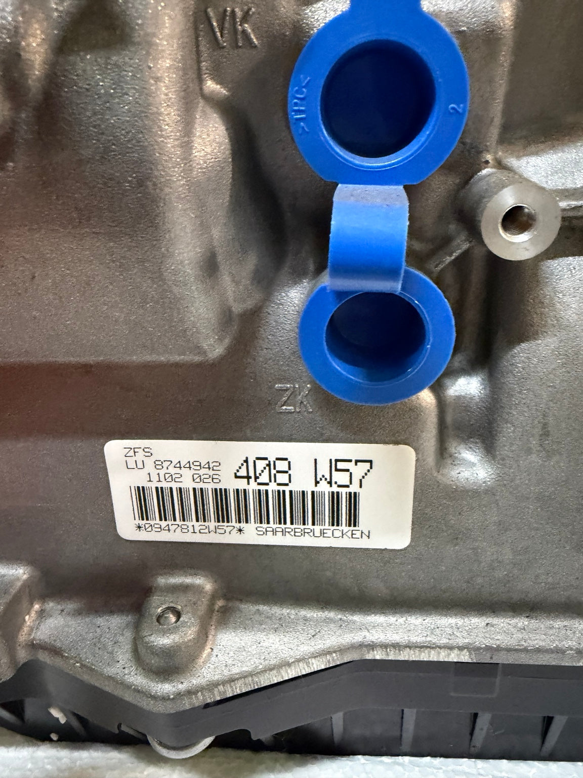 ZF 8HP75 Gen 2 N57 transmission detail
